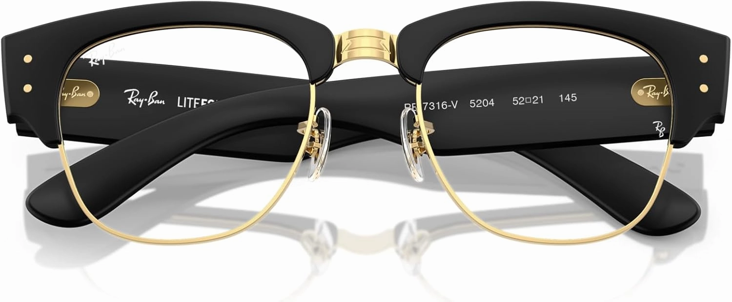 Ray-Ban Rx7316v Mega Clubmaster Liteforce Square Prescription Eyewear Frames