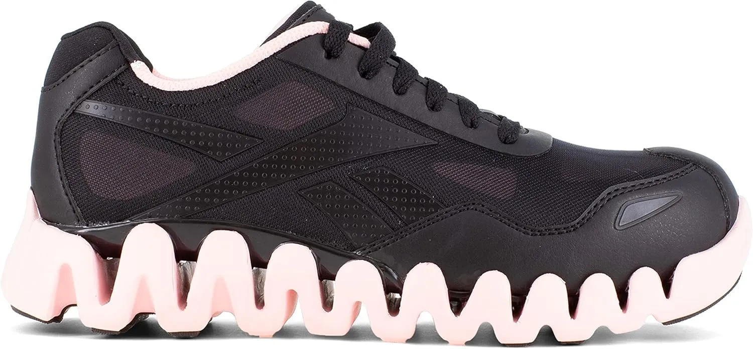 Reebok Women's Rb151 Zig Pulse Work Construction Shoe Pink Safety