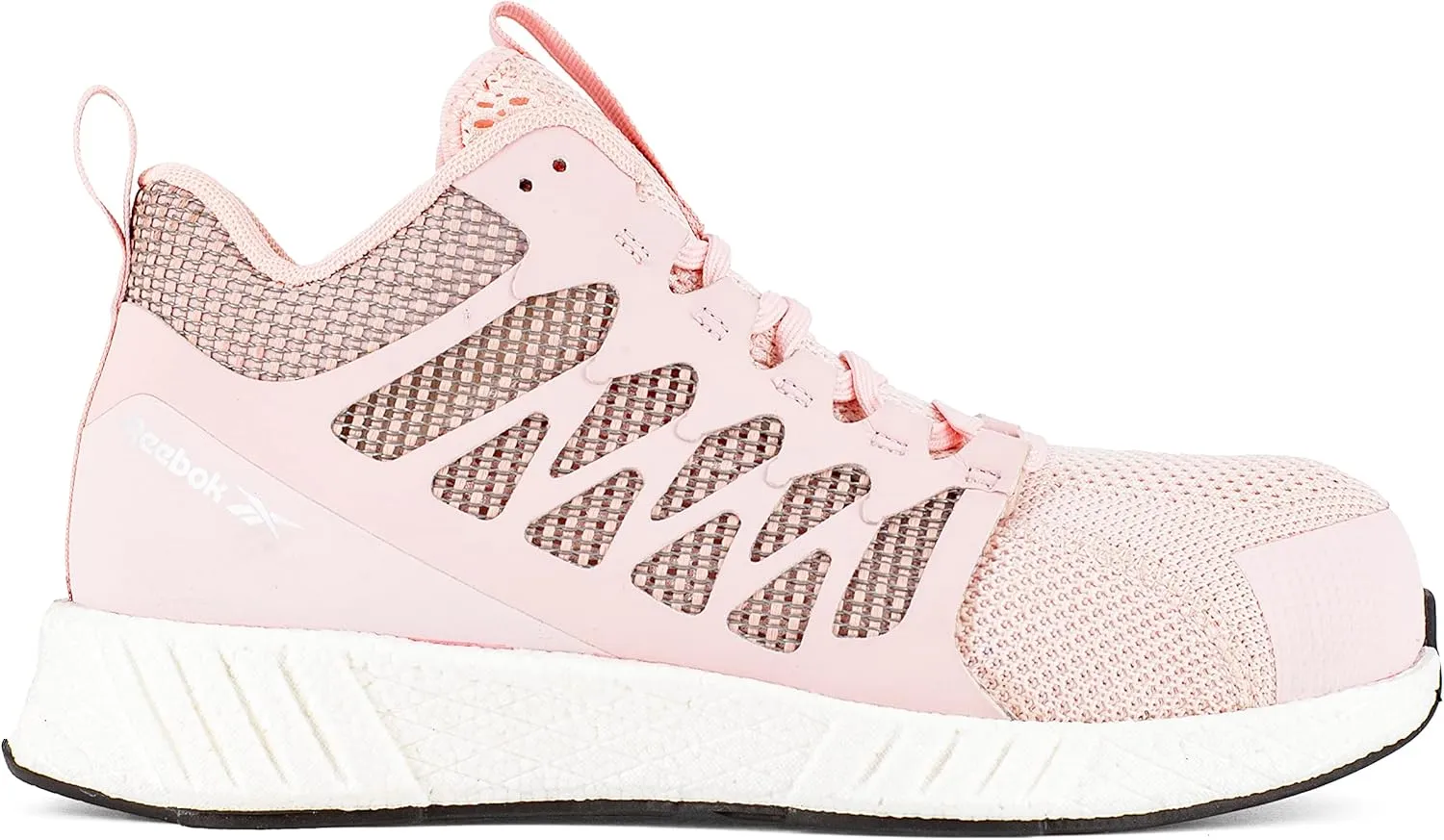 Reebok Women's Rb339 Fusion Flexweave Work Construction Boot Pink Safety