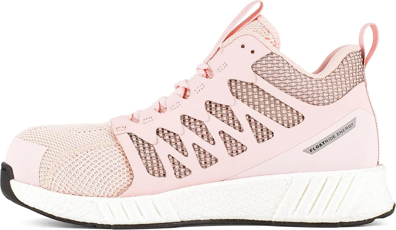 Reebok Women's Rb339 Fusion Flexweave Work Construction Boot Pink Safety