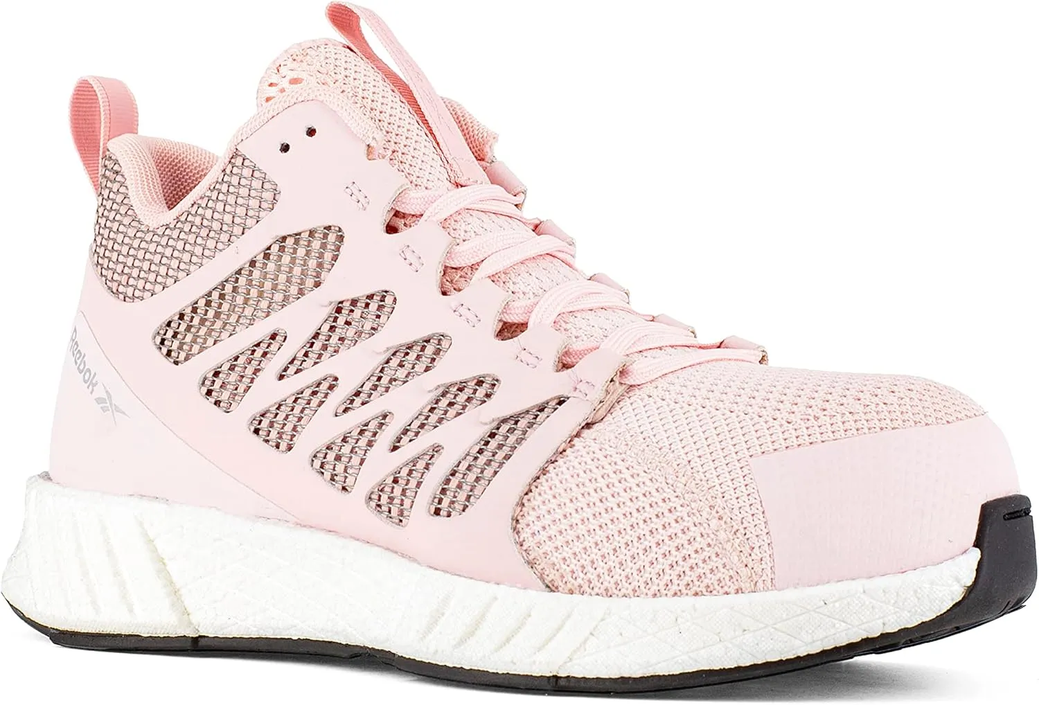 Reebok Women's Rb339 Fusion Flexweave Work Construction Boot Pink Safety