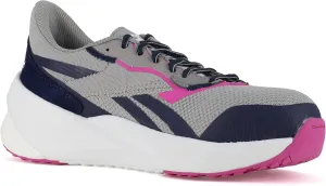 Reebok Women's Rb516 Floatride Energy Daily Work Athletic Composite Toe Shoe Grey/Navy and Pink Construction