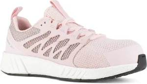Reebok Work Women's RB349 Fusion Flexweave Work Construction Shoe Pink Safety, 10 Wide