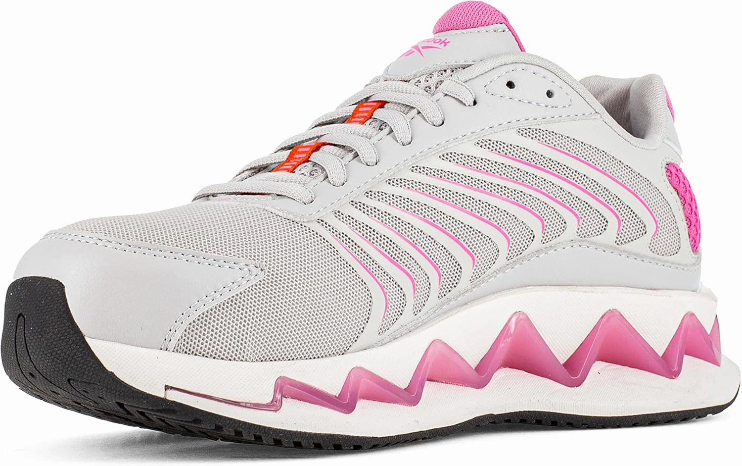 Reebok Women's Rb237 Zig Elusion Heritage Work Construction Shoe Light Grey Safety