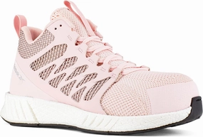 Reebok Women's Rb339 Fusion Flexweave Work Construction Boot Pink Safety