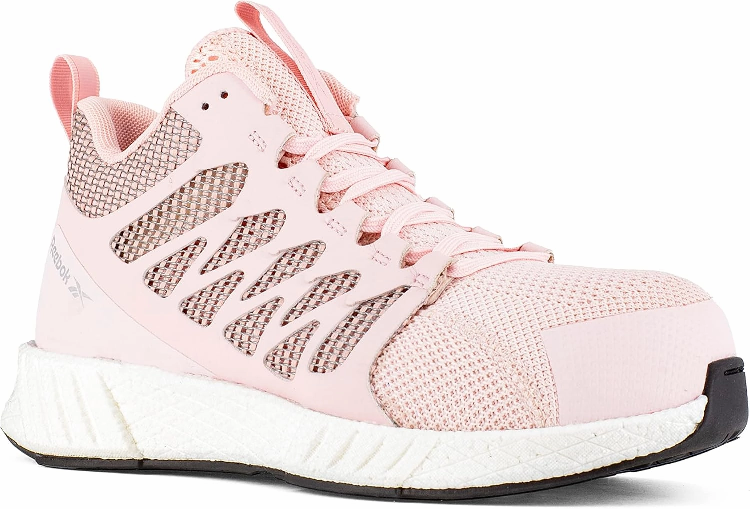 Reebok Women's Rb339 Fusion Flexweave Work Construction Boot Pink Safety