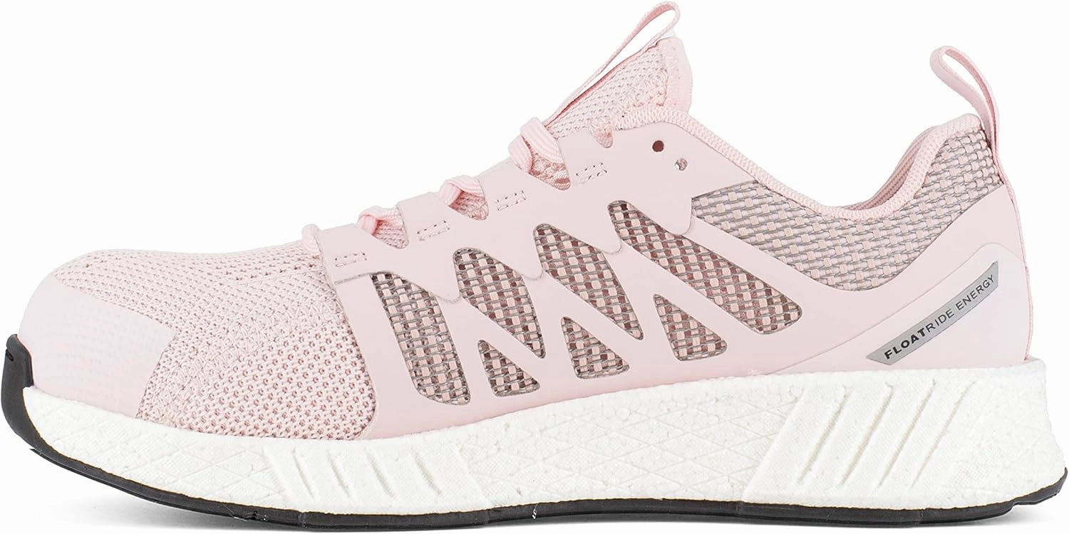Reebok Women's Rb349 Fusion Flexweave Work Construction Shoe Pink Safety