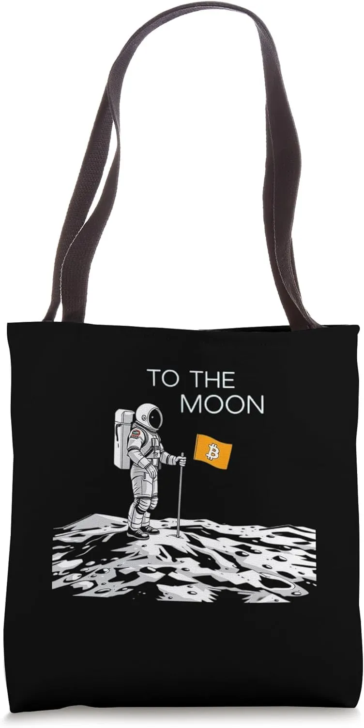 Reserve Mining Bitcoins Nakamoto HODL to the moon Bitcoin Tote Bag