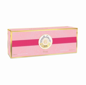 Roger & Gallet Perfumed Soap, Rose, 3 x 100 g