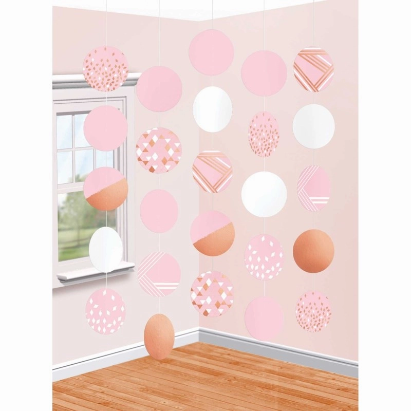Rose Gold Decoration Hang Circle Deco