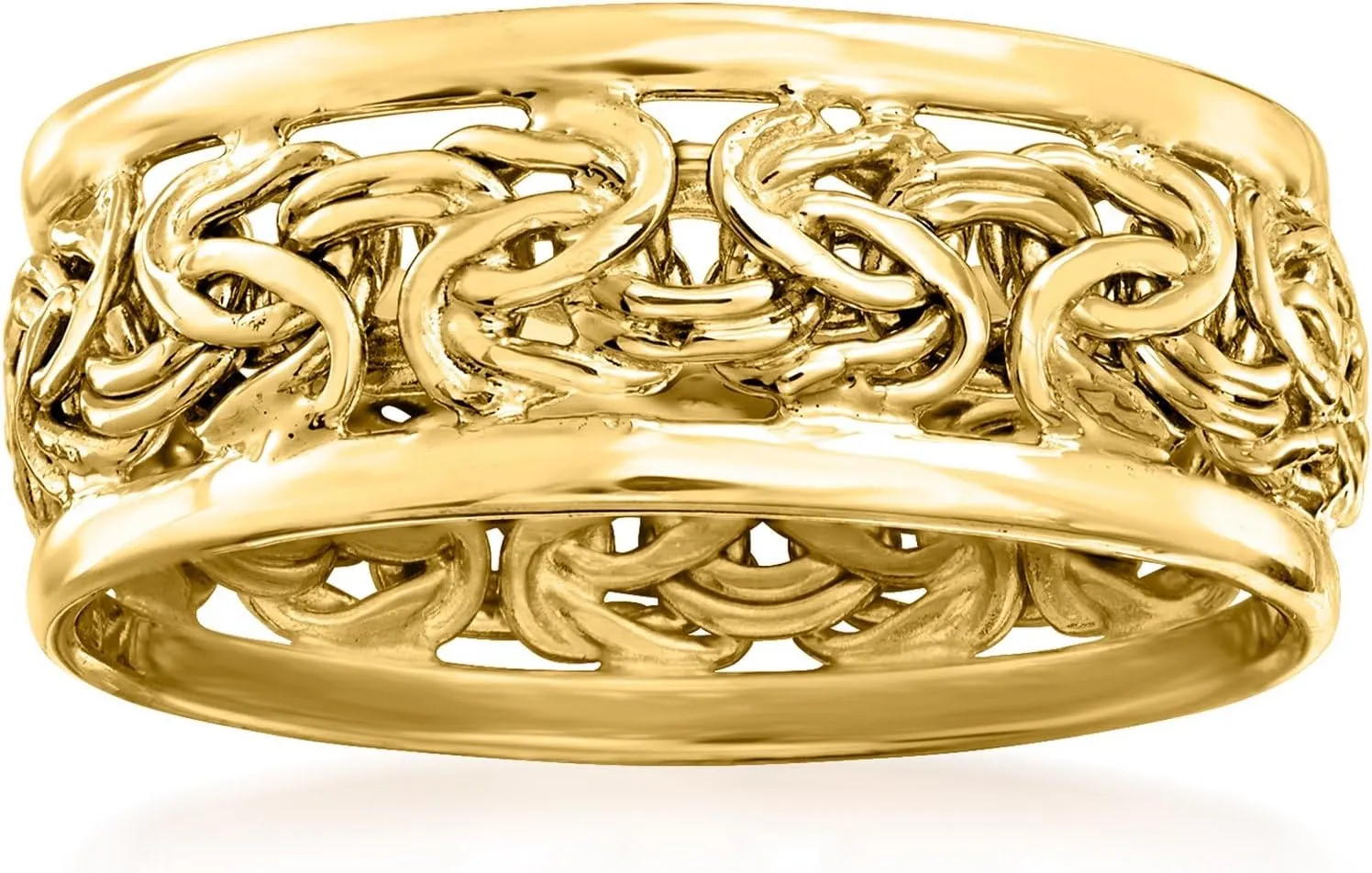Ross-Simons 18kt Gold Over Sterling Byzantine Ring