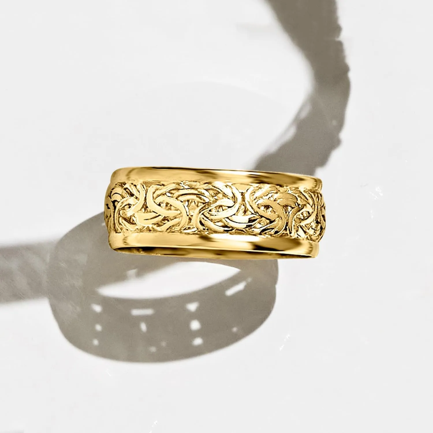 Ross-Simons 18kt Gold Over Sterling Byzantine Ring