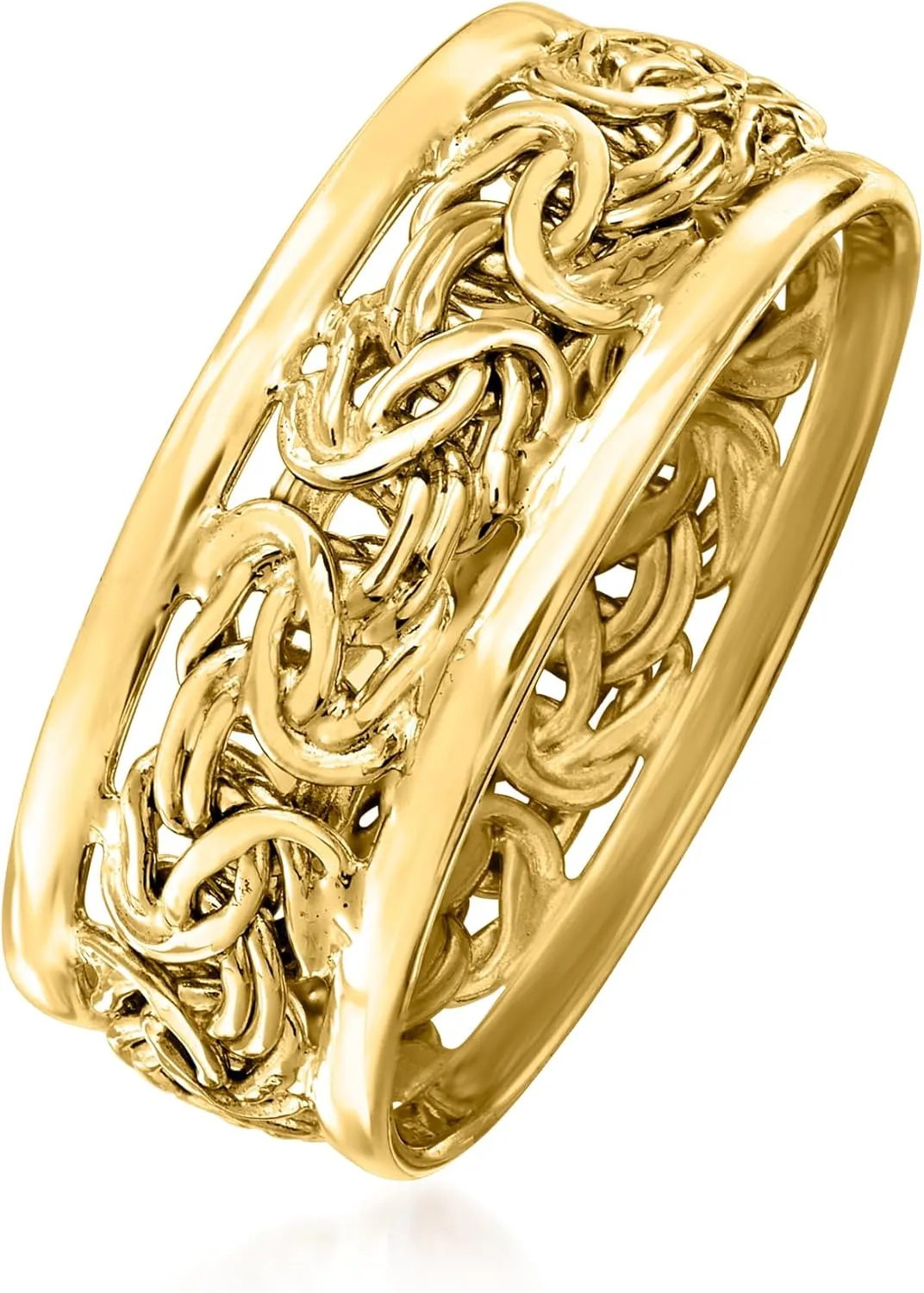 Ross-Simons 18kt Gold Over Sterling Byzantine Ring
