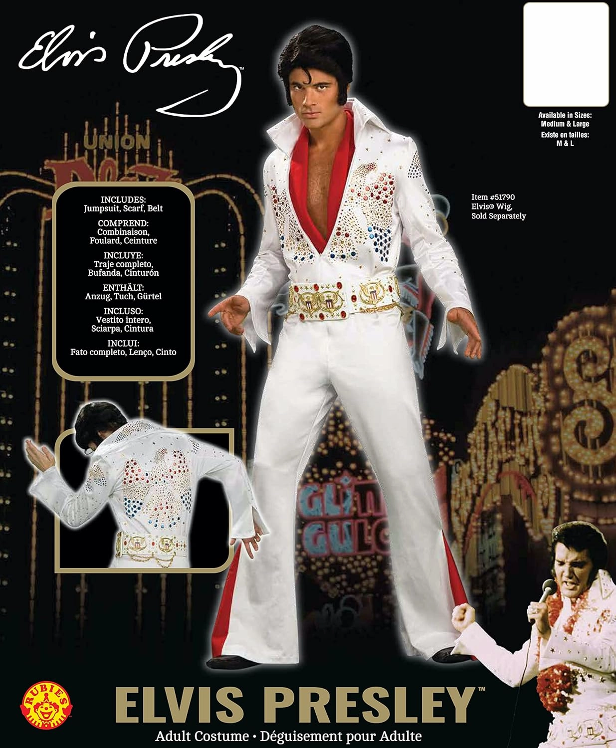 Rubie's Men's Elvis Presley Deluxe Grand Heritage Costume