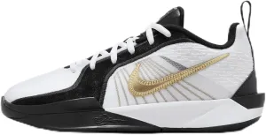 Sabrina 2 "Gold Quest Big Kids' Basketball Shoes (FQ7377-001, Black/White/Anthracite/Metallic Gold) Size 4