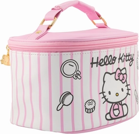 Sanrio Hello Kitty Makeup Bag – Makeup Organizer, Travel Toiletry Bag for Women & Girls | Cute Cosmetic Bag, Train Case for Kids, Travel Bag, Toiletry Bag for Women, Make up Storage | Ages 3 