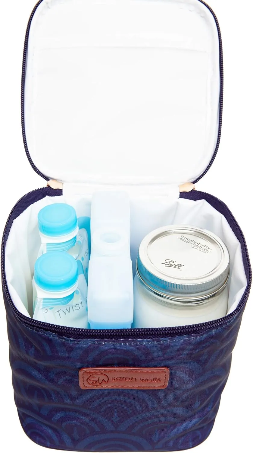 Sarah Wells Cold Gold Breastmilk Cooler with Ice Pack