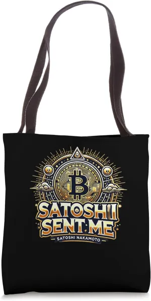 sathoshi sent me Mining Bitcoins Nakamoto HODL Fiat Bitcoin Tote Bag
