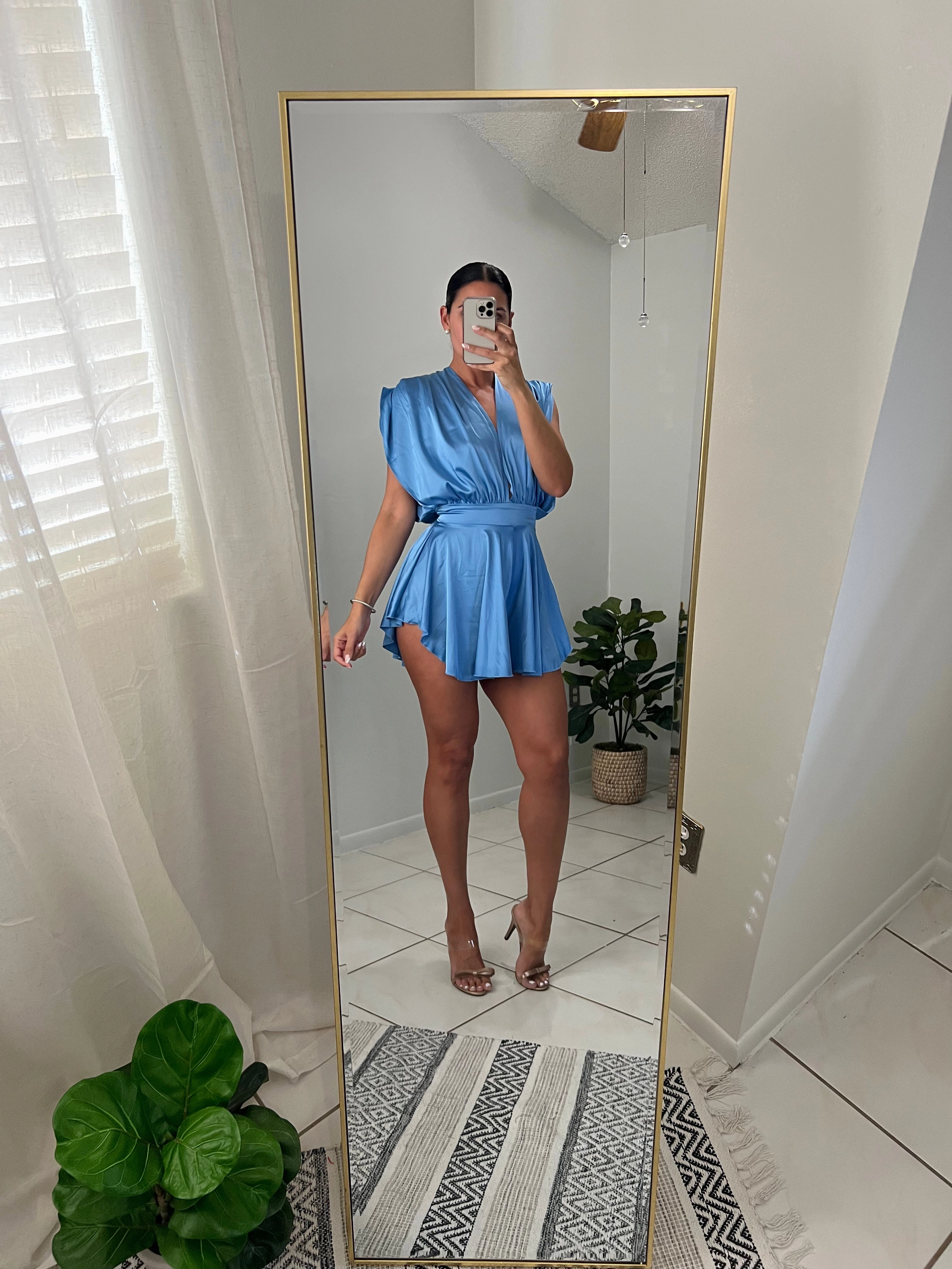 Satin Romper