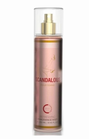 Scandalous Refreshing Fragrance Mist, 8.45 fl oz, Rose Gold