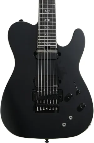 Schecter PT-7 FR-S SLS Elite Evil Twin 7-string Electric Guitar - Satin Black/Light Gray Stain