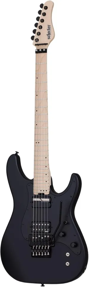 Schecter Sun Valley Super Shredder with Floyd Rose and Sustaniac - Satin Black