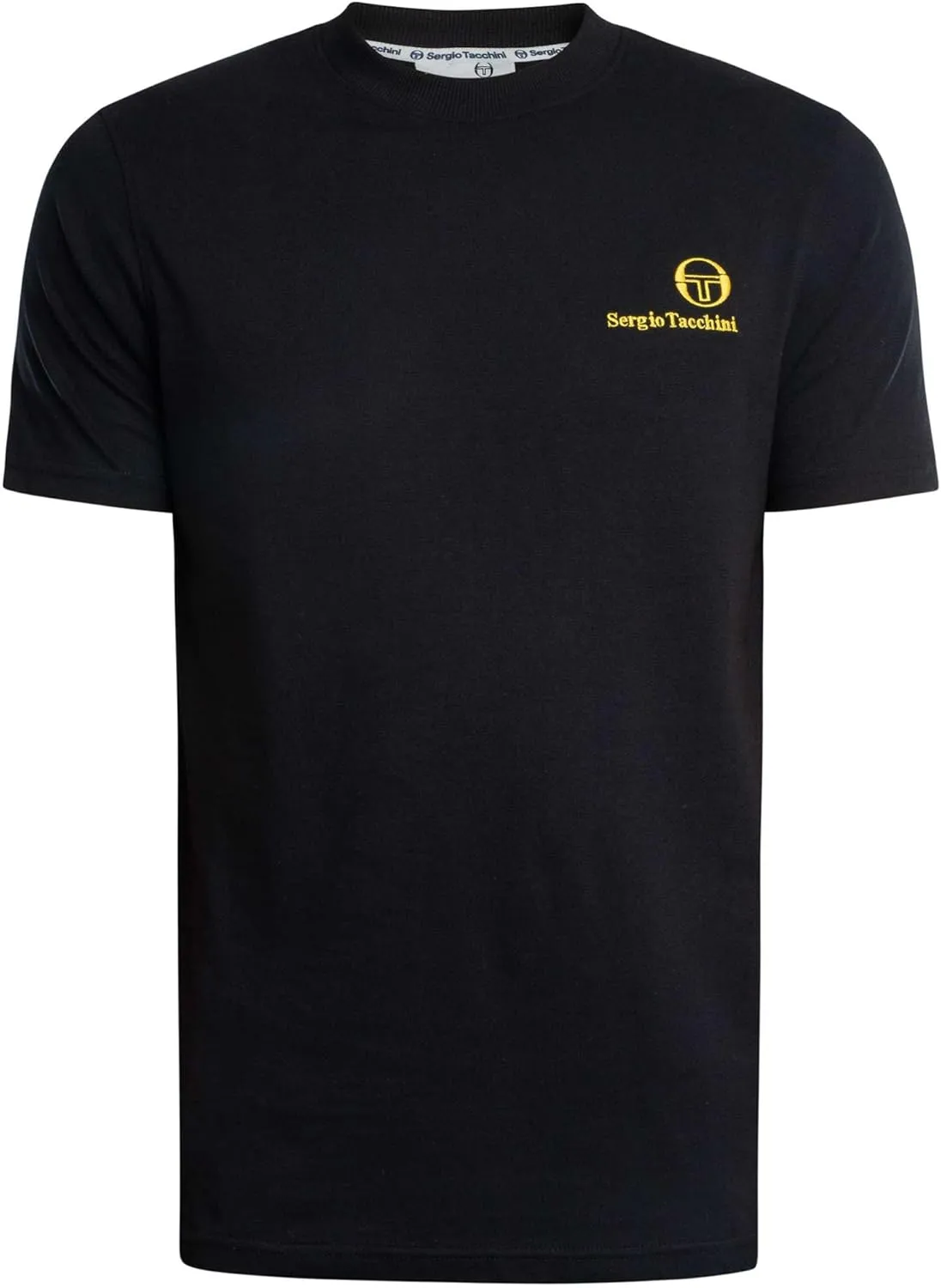Sergio Tacchini Men's Felton T-Shirt, Black/Gold