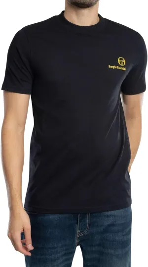 Sergio Tacchini Men's Felton T-Shirt, Black/Gold