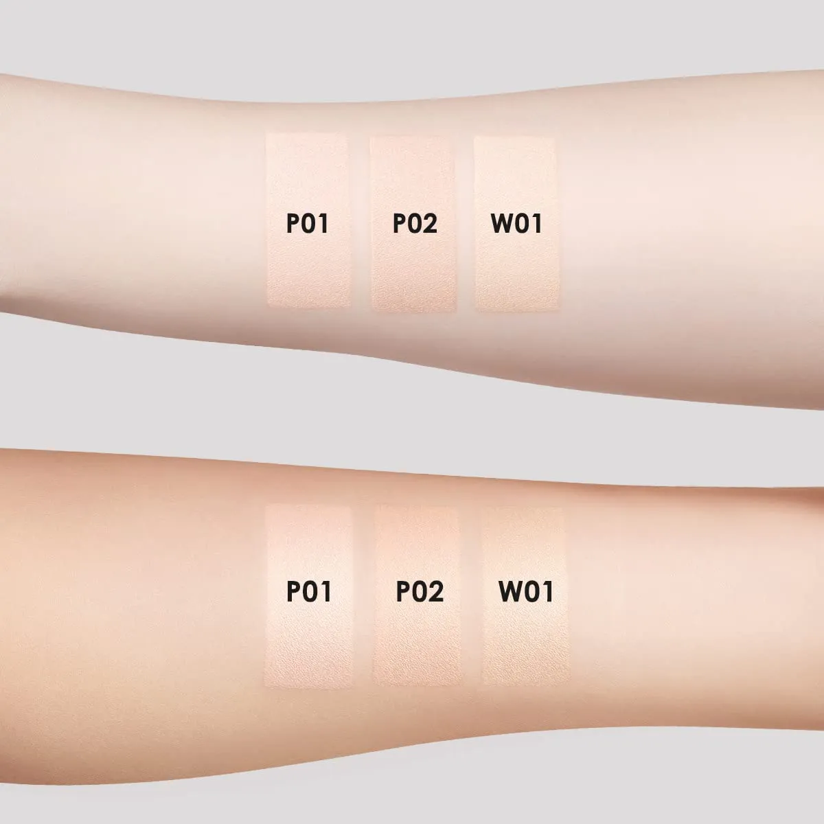 Sheer Liquid Foundation With Hydrating Serum, 24H Long-Lasting Moisturization, Medium Full Coverage, Anti-Aging, Build Dewy Health Skin, P01 Fair Porcelain, 1 FlOz
