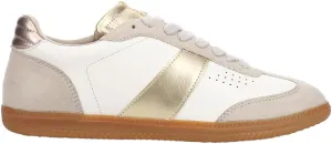 Shu Shop Womens Sydney Metallic Lace Up Sneakers Shoes Casual - Gold