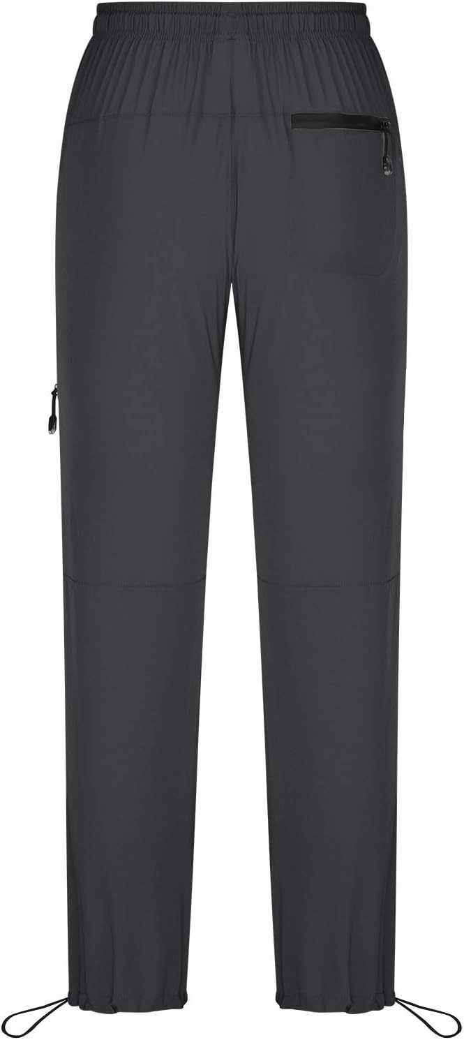 SMIDOW Womens Hiking Cargo Pants Lightweight Quick Dry High Waist Drawstring Jogger Pants Casual Workout Running Sweatpants