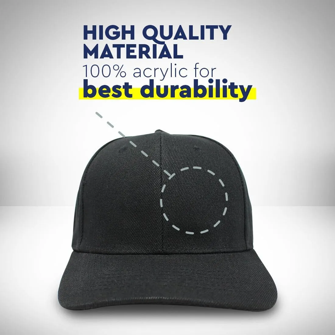 Speedy Pros Baseball Caps for Men & Women Embroidered Security Gold Embroidery Ladies & Men Baseball Hats Acrylic