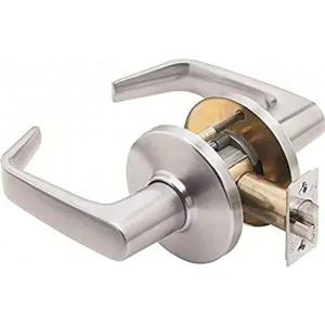 Stanley Best 9K 30 N 15D S3 626 Contour Angle Return Keyless Lever Lock, Passage, Satin Chrome, 3.5" x 2.75" x 5.375"