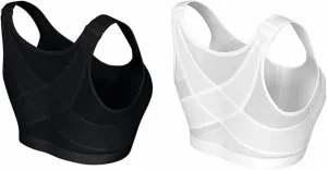Strapless Bra for Plus Size Women Older Front Closure Embraced 2PC () Sports with Non