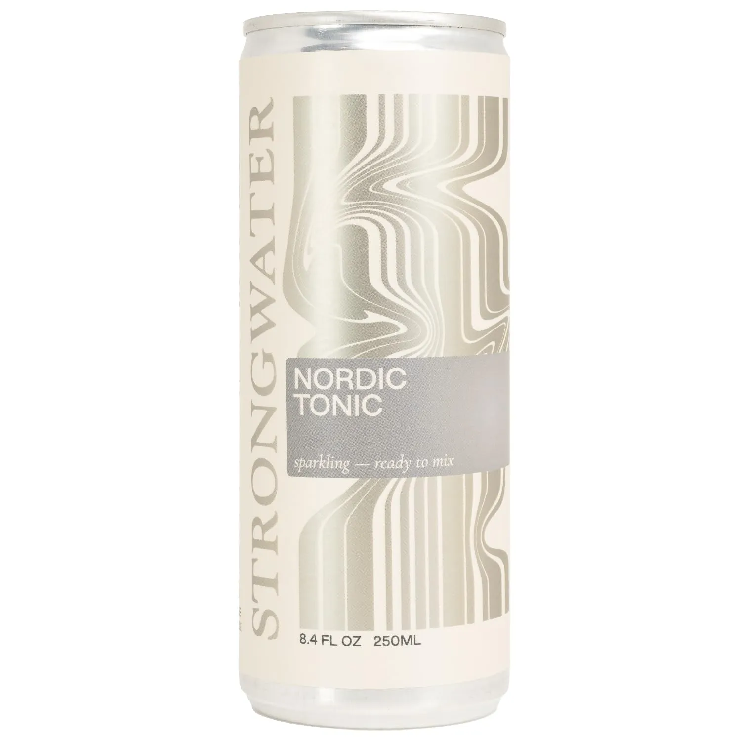 Strongwater Sparkling Nordic Tonic Water - 12 Pack Cans (8.4 Fl Oz Each) - Premium Mixer Made with Quinine, Rocky Mountain Water & Botanicals - Real Cane Sugar, No Artificial Flavors