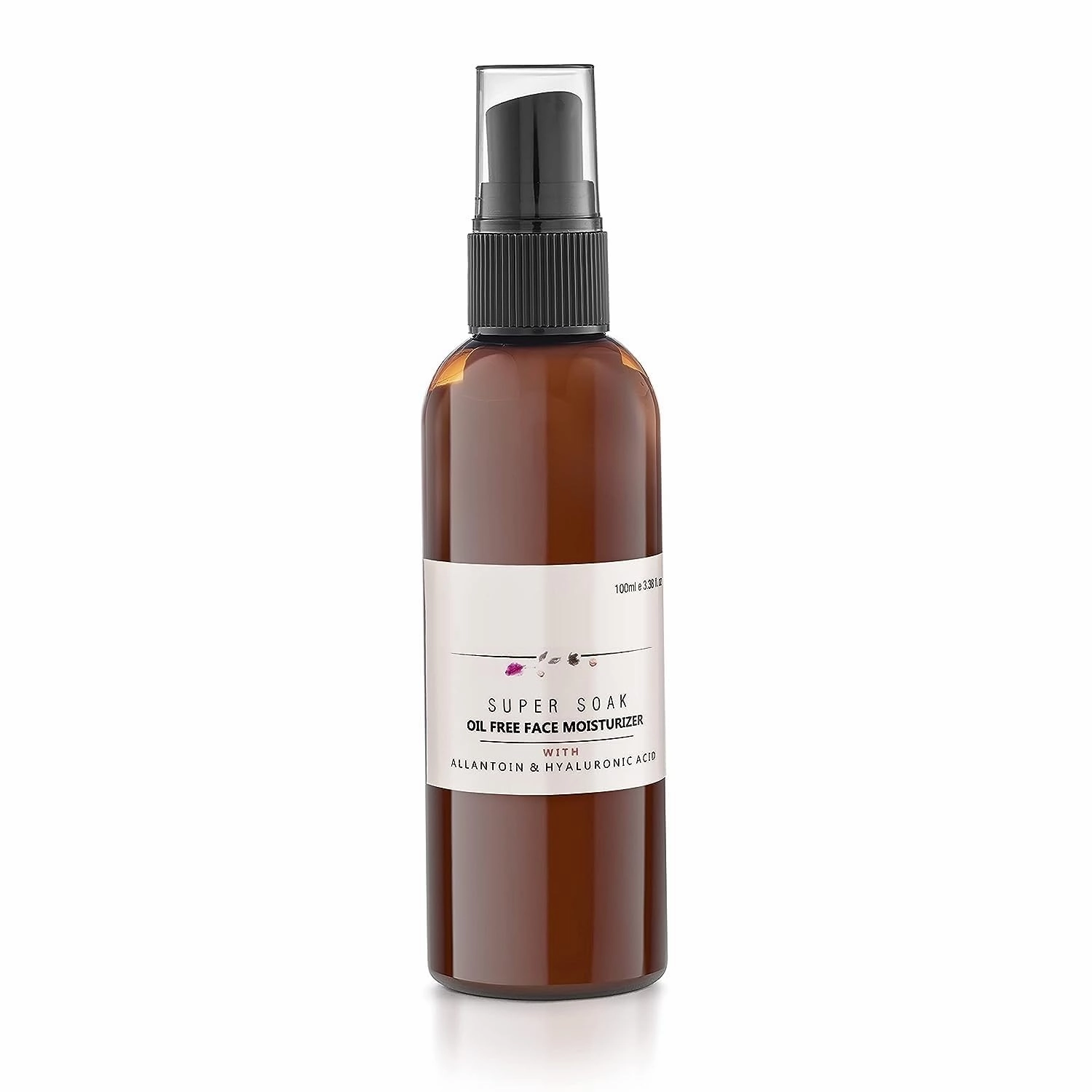 Super Soak Oil Free Face Moisturizer for Oily to Normal Skin, Acne Prone, Sweaty Skin | For Men & Women | Contains Hyaluronic Acid | 100% Vegan, Cruelty & Paraben Free | 100ml