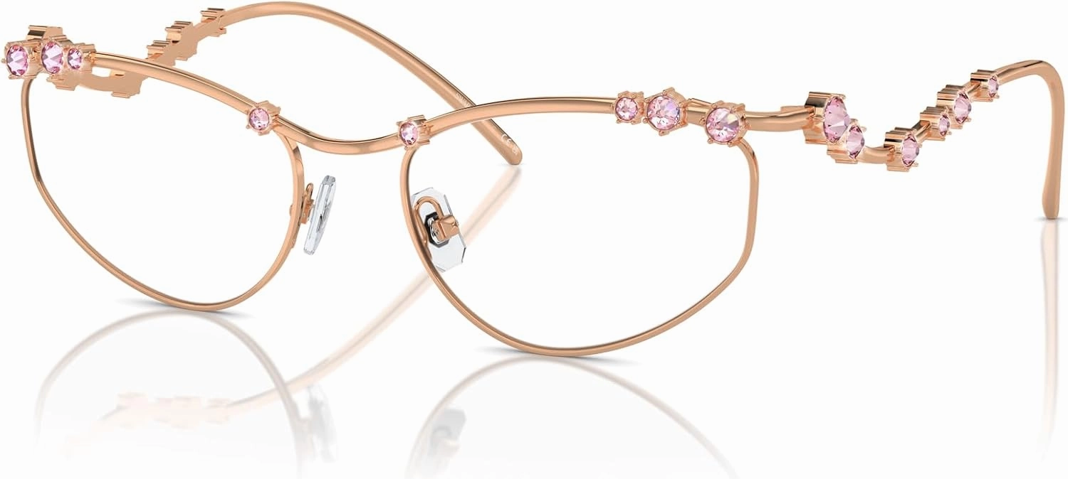 Swarovski Women's Sk1015 Cat Eye Prescription Eyewear Frames