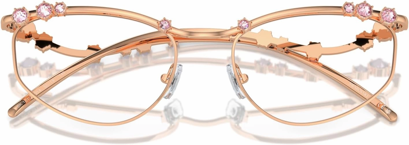 Swarovski Women's Sk1015 Cat Eye Prescription Eyewear Frames