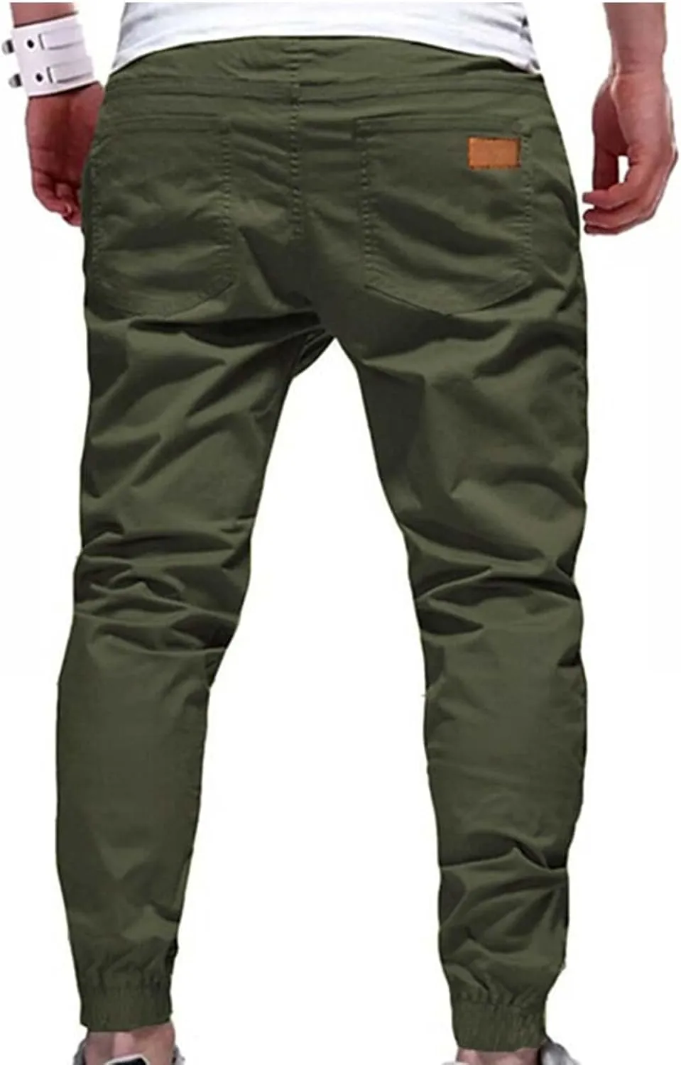 Sweatpants for Men Slim Jogging Pants Training Workout Gym Pants Running and Bodybuilding Athletic Bottom Sweatpants