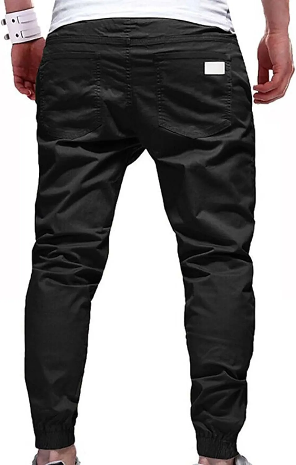Sweatpants for Men Slim Jogging Pants Training Workout Gym Pants Running and Bodybuilding Athletic Bottom Sweatpants