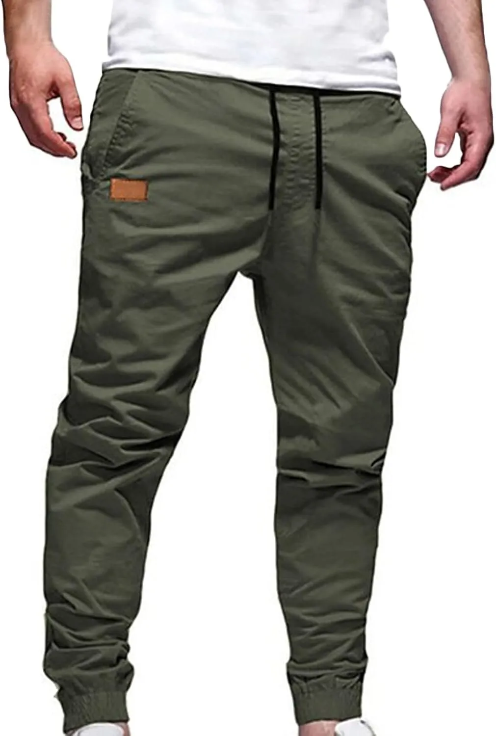 Sweatpants for Men Slim Jogging Pants Training Workout Gym Pants Running and Bodybuilding Athletic Bottom Sweatpants