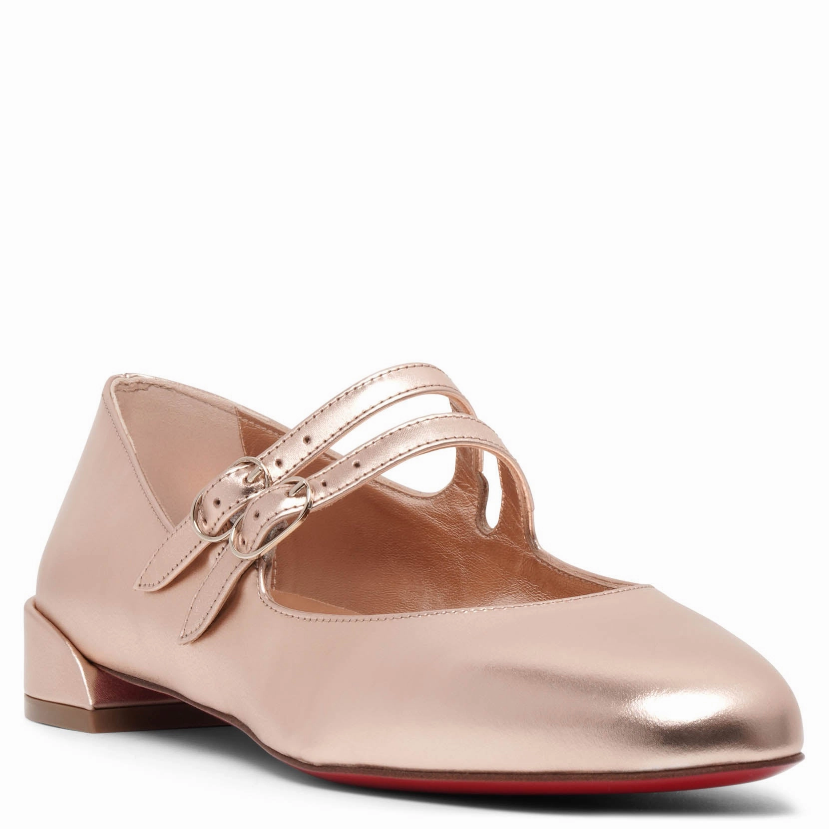 Sweet Jane pink metallic flats