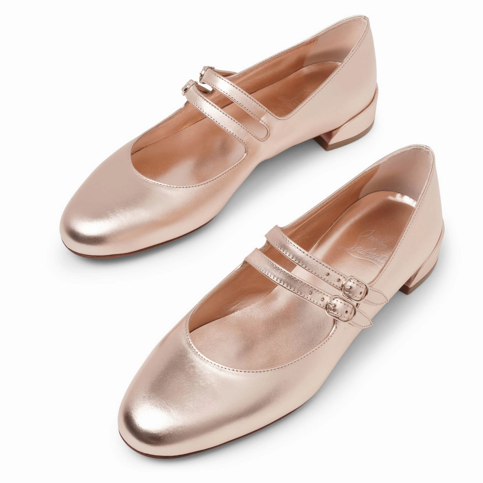 Sweet Jane pink metallic flats
