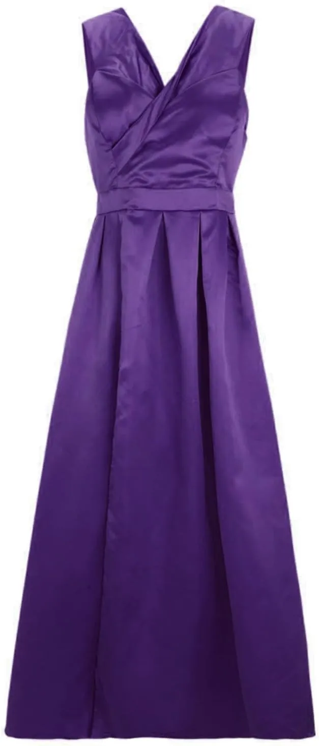 Sweetheart Ball Gown Dresses Prom Dress Formal V Neck Prom Gown for Women Elegant Gown 3/4 Sleeve Maxi Dress Empire