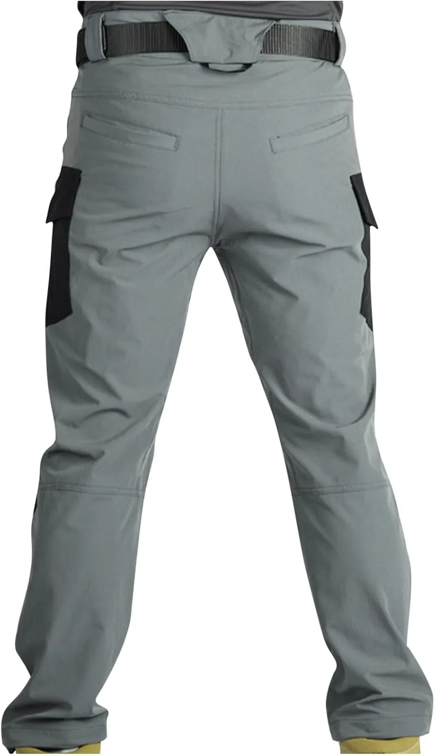 Tactical Pants for Men Combat Pant Motorcycle Riding Pants Ripstop Military Cargo Trousers for Camping Hiking Work