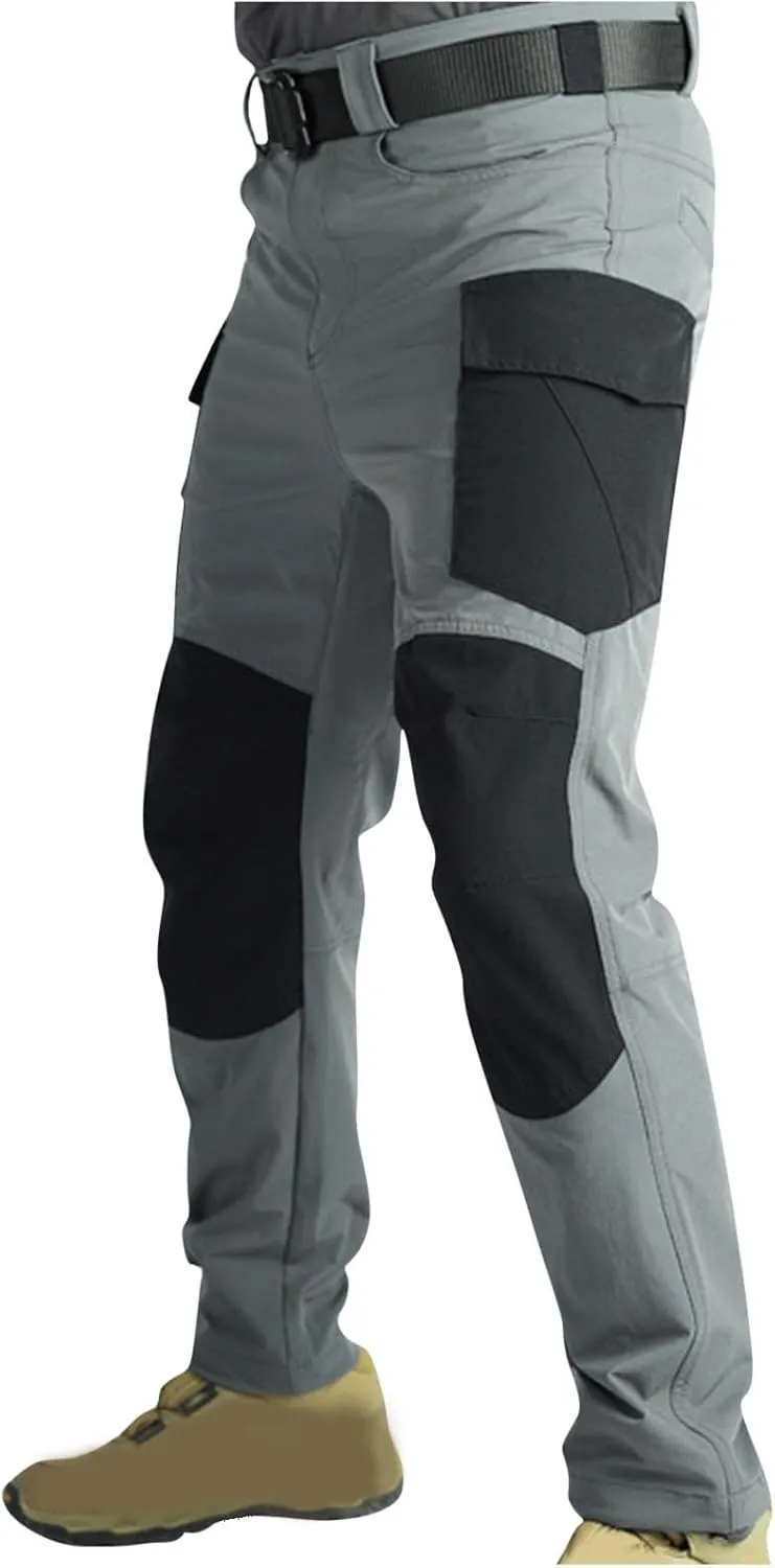 Tactical Pants for Men Combat Pant Motorcycle Riding Pants Ripstop Military Cargo Trousers for Camping Hiking Work