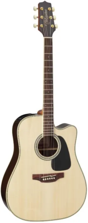Takamine GD51CE-NAT Dreadnought Cutaway Acoustic-Electric Guitar, Natural