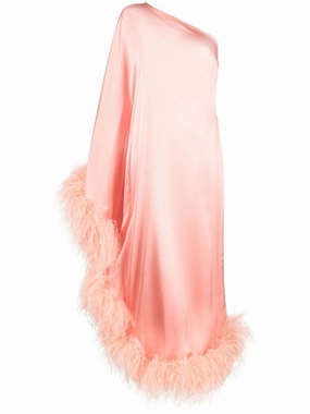 Taller Marmo
Ubud feather-trim satin gown
