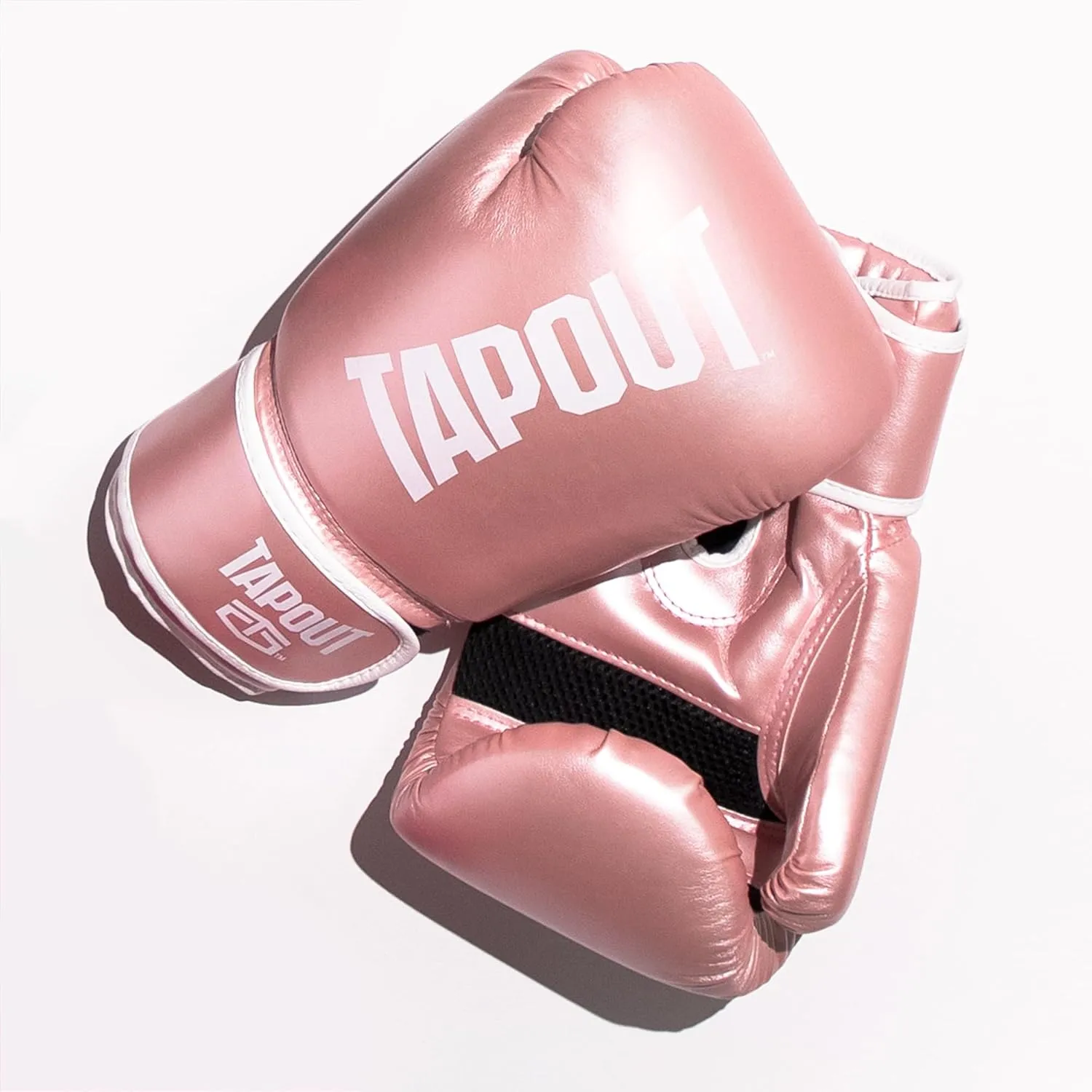 TAPOUT Boxing Gloves with Breathable Mesh Palm for Men and Women in Training, Muay Thai, Kickboxing, Sparring, and MMA