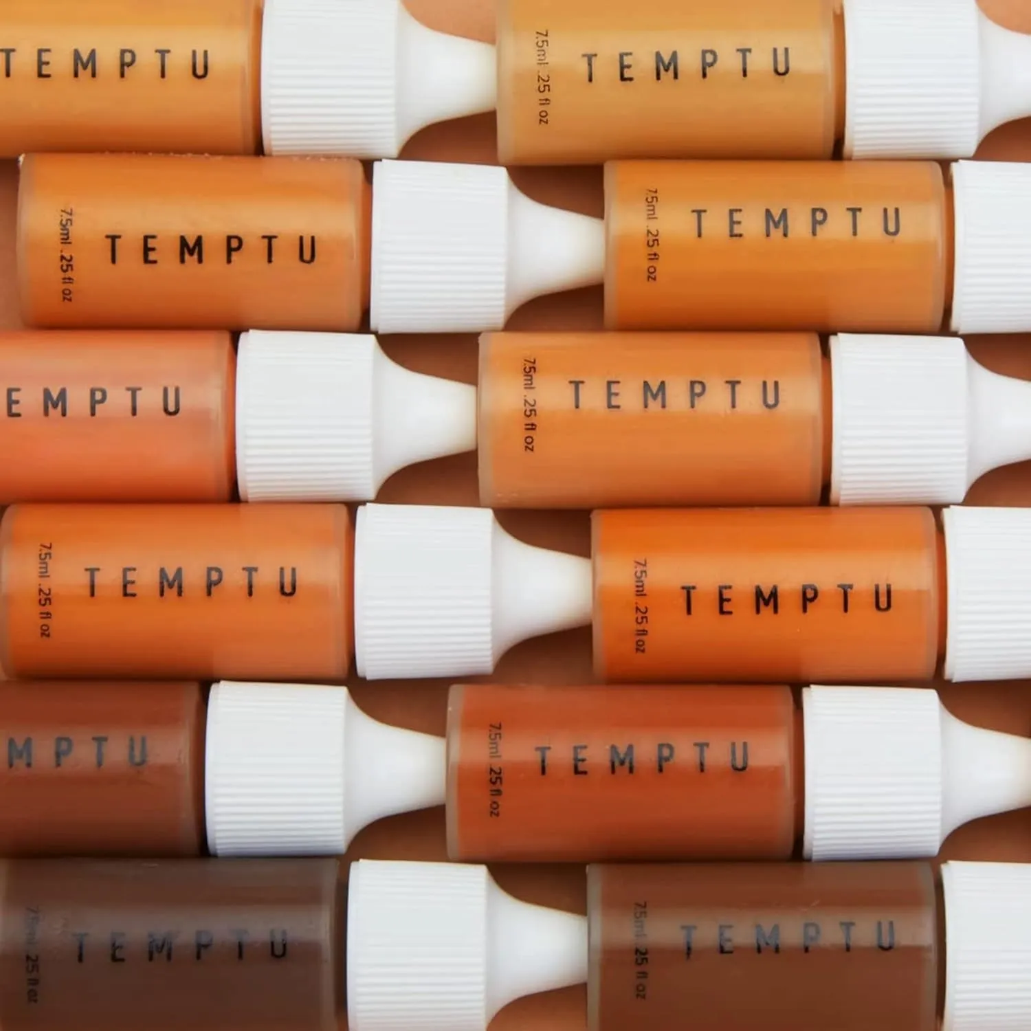 TEMPTU SilkSphere Airbrush Foundation: Long-Lasting Liquid Makeup, Medium to Full Coverage, 4-In-1 Formula Foundation, Primer, Concealer & Correcto, Luminous, Dewy Finish, Available in 18 Shades